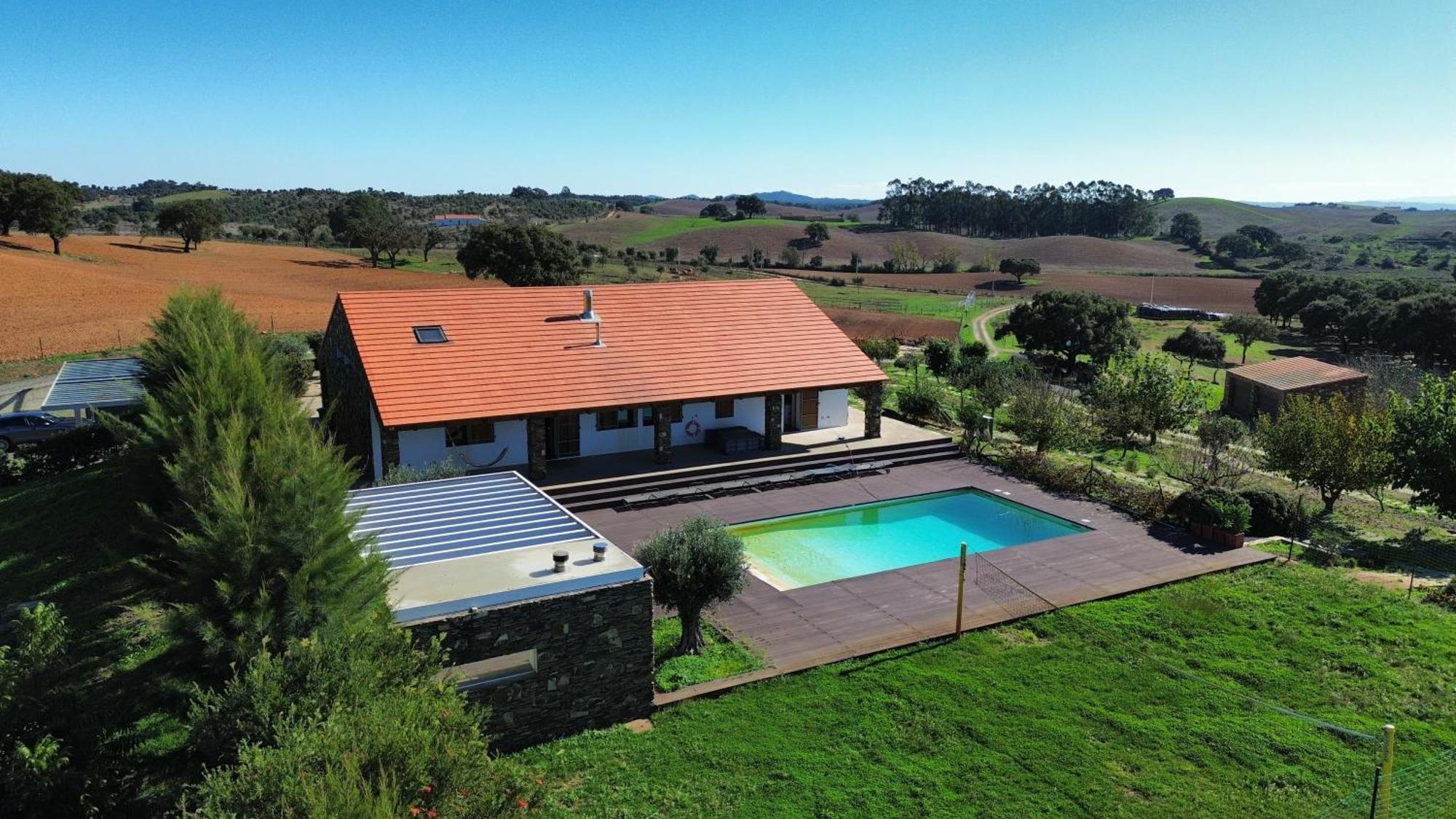 Monte Bandarro Novo, Country House Villa Cercal do Alentejo Bagian luar foto